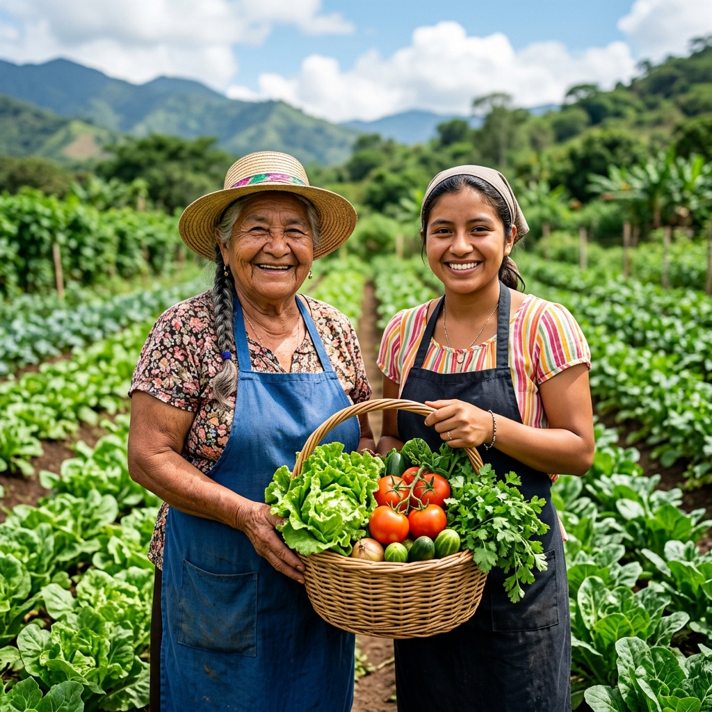 Cooperativa agrícola de mujeres en Morazán
